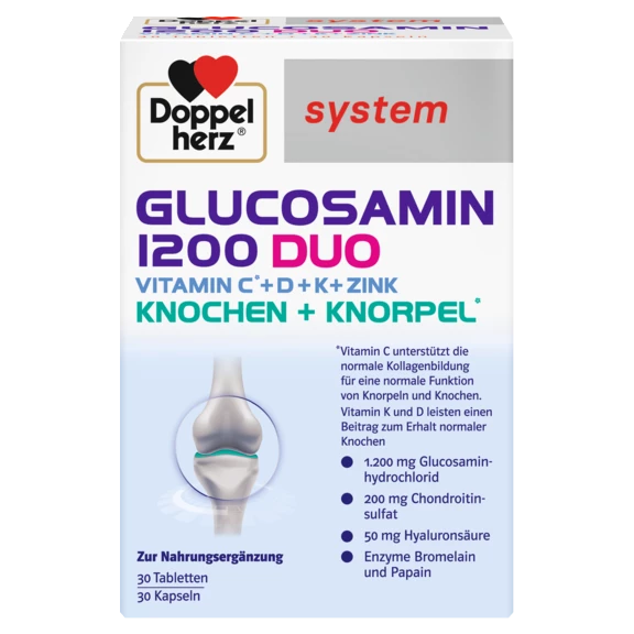 Doppelherz system GLUCOSAMIN 1200 DUO Frontansicht